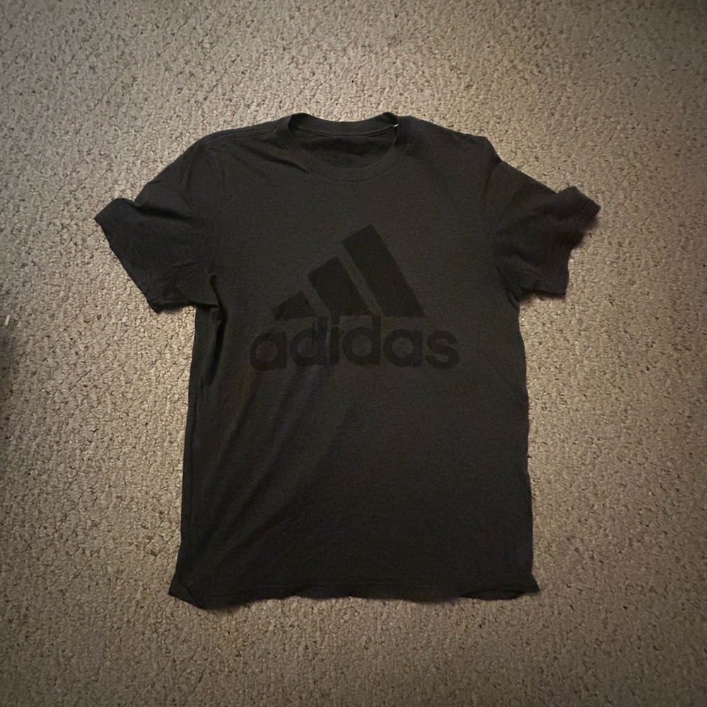 Adidas Black Short Sleeve Tee Casual Wear